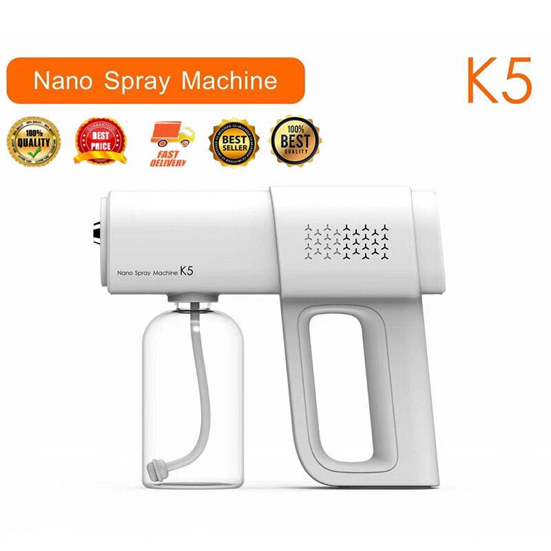 Product Introduction of Alice00-พร้อมส่ง! เครื่องพ่นแอลกอฮอล์ รุ่น K5 PRO ปืนพ่นแอลกอฮอล์ เครื่องพ่นละอองนาโน ขนาด 380ml Nano Spray Machine Atomizer 2