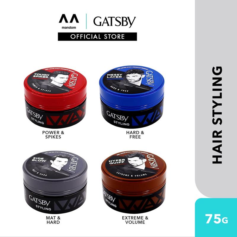 GATSBY Styling Wax 75g (mens hair wax, Wax hair man, hairstyle)