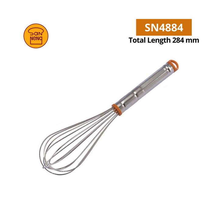 Gambar Sanneng SN4884 - 9" Whisks Stainless Steel Handle (Electrolysis) - Warna dari Trinity Kitchen Kota Administrasi Jakarta Barat Tokopedia