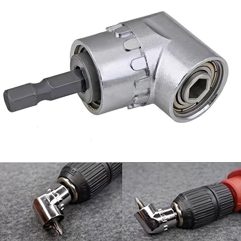 Product Introduction of 105 Degree Right Angle Screwdriver Set, Adjustable Magnetic Bit Holder with Rotating Nozzle, Carbon Steel Rust Resistant Screwdriving Locator 5