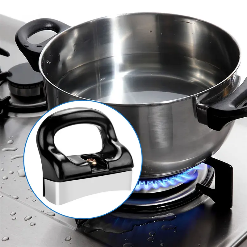 Tay Cầm Bakelite Màu Đen Và Bạc Cho Gia Đình, Chảo Chiên, Chảo, Dụng Cụ Nấu Ăn 7