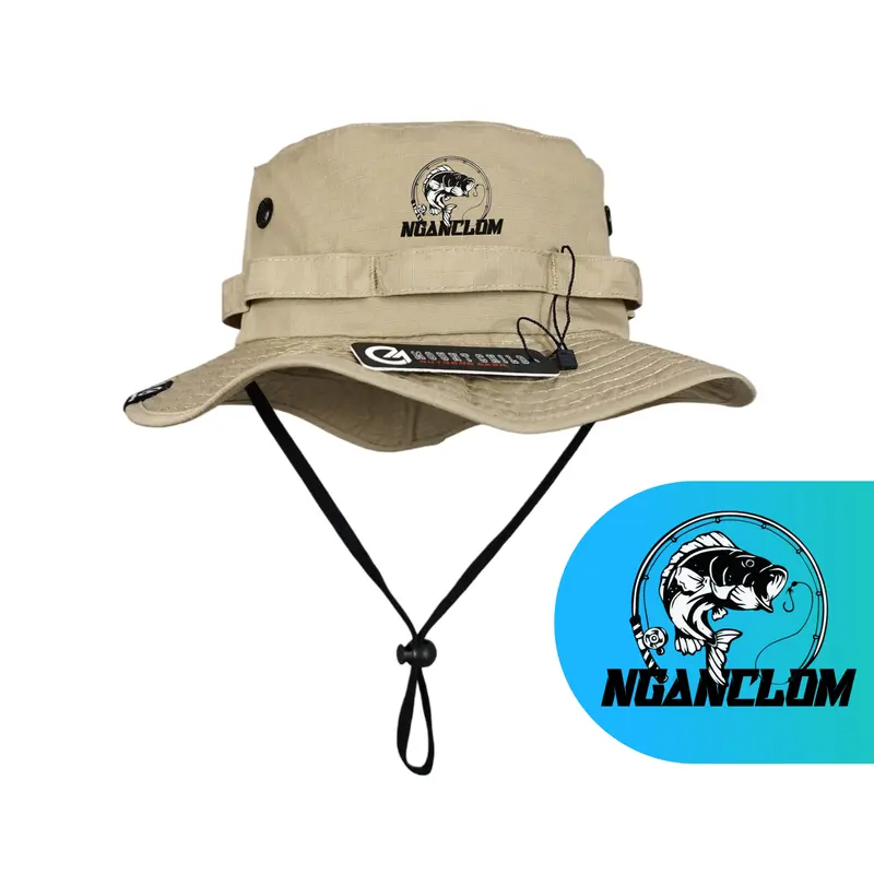 Mountchild Topi Mancing Nganclom Terbaru Abu  Pria Wanita Uniseks  Dewasa outdoor Fishing Memancing Sports & Outdoor Hats 1