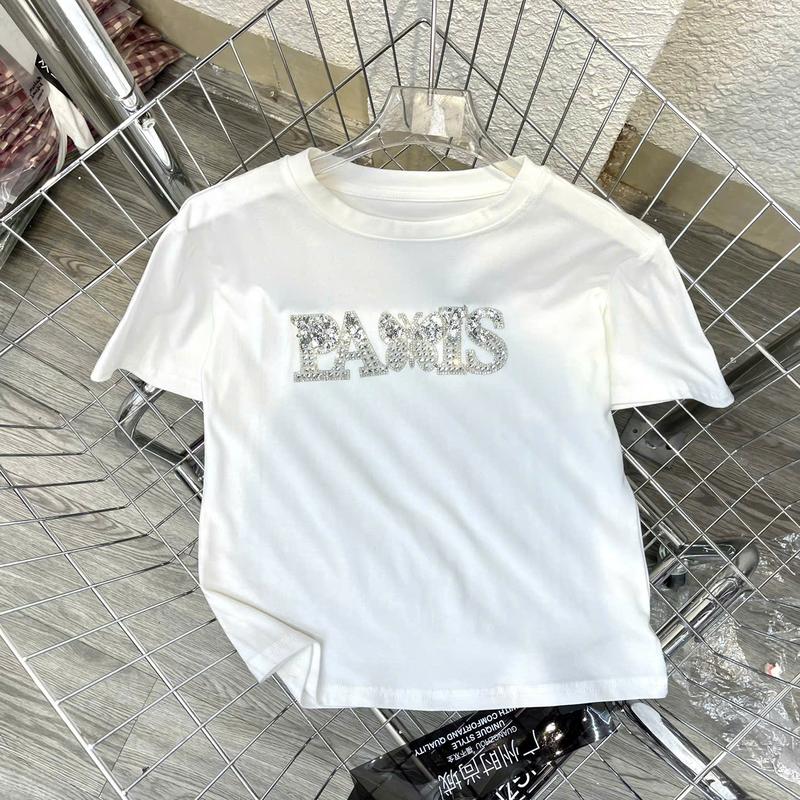 Aó thun cotton vạt bằng PARIS BƯỚM mã B139 0