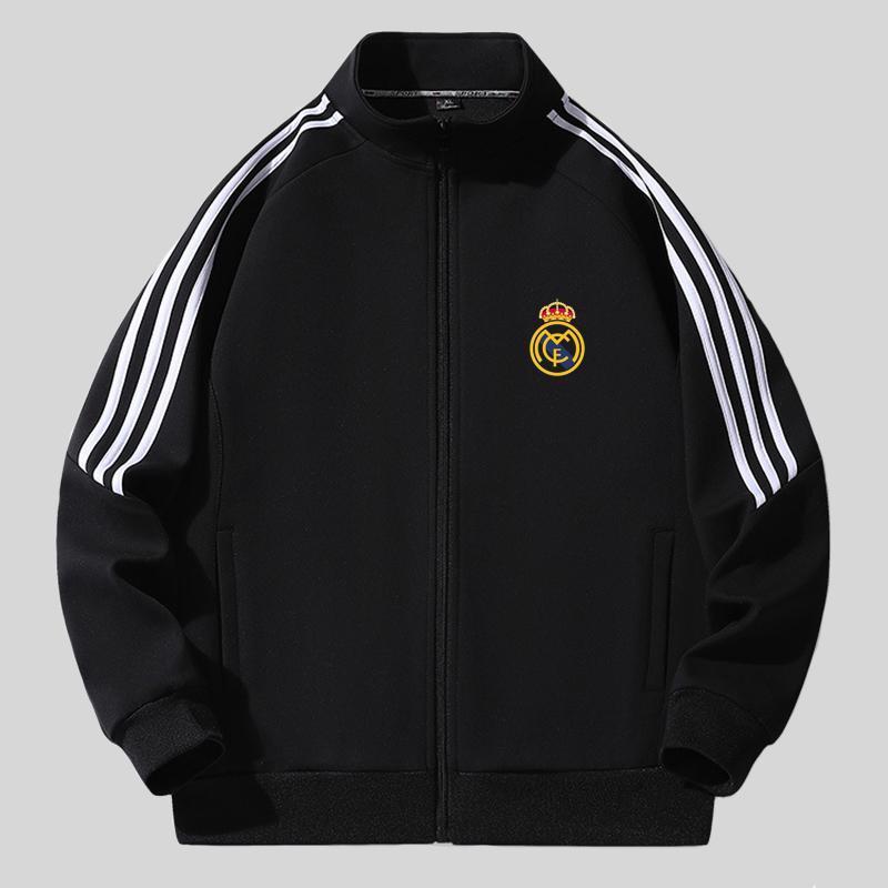 Product Introduction of Áo thun nam, phong cách No.Áo Khoác Thường Ngày Real Madrid, 7 Chiếc Huy Chương Châu Âu, Thích Hợp Cho Mùa Xuân Và Mùa Thu, Áo Khoác Mỏng Trẻ Trung, Áo Len Quần Áo Thể Thao Thường Ngày Menswear 7
