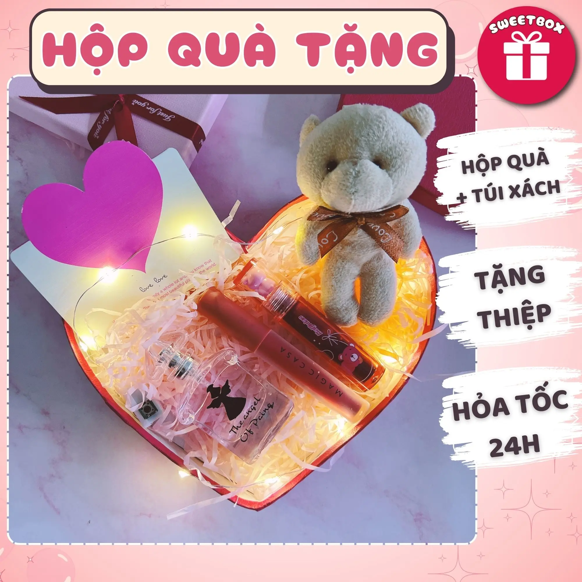 Set quà 'Gửi ngàn yêu thương' - Món quà tinh tế, ngọt ngào dành tặng nàng trong ngày đặc biệt