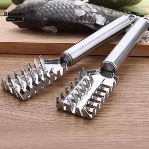 Alat Pembersih Sisik Ikan Bahan Stainless Steel Alat Pengupas Kerokan Sisik Ikan Praktis