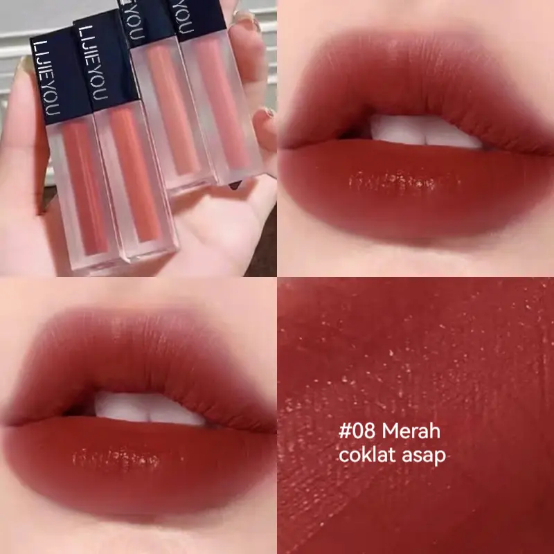 #08 Merah coklat asap