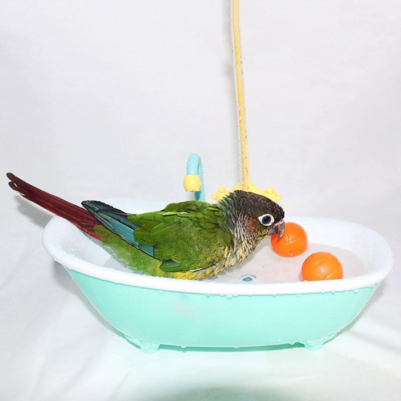 Parrot Shower Pet Bird Bath Cage Basin Parrot Bath Basin Parrot Shower Bowl Birds Accessories Parrot Toy Bird Bathtub 3