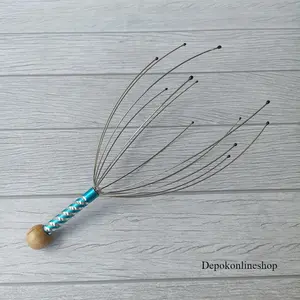 Alat Pijat Garukan Kepala Pijit Garuk Pijet Relaksasi Terapi Pijetan Kukur Kepala Reflekxi Head Massager Penggaruk Geli Pemijat Manual Refleksi Kawat Gurita Repleksi Head Massage