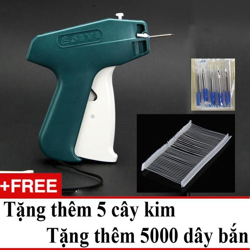 Máy Bắn Tem Mác Quần áo SIYI Tặng 5000 dây bắn mác + 5 cây kim bắn màu xanh