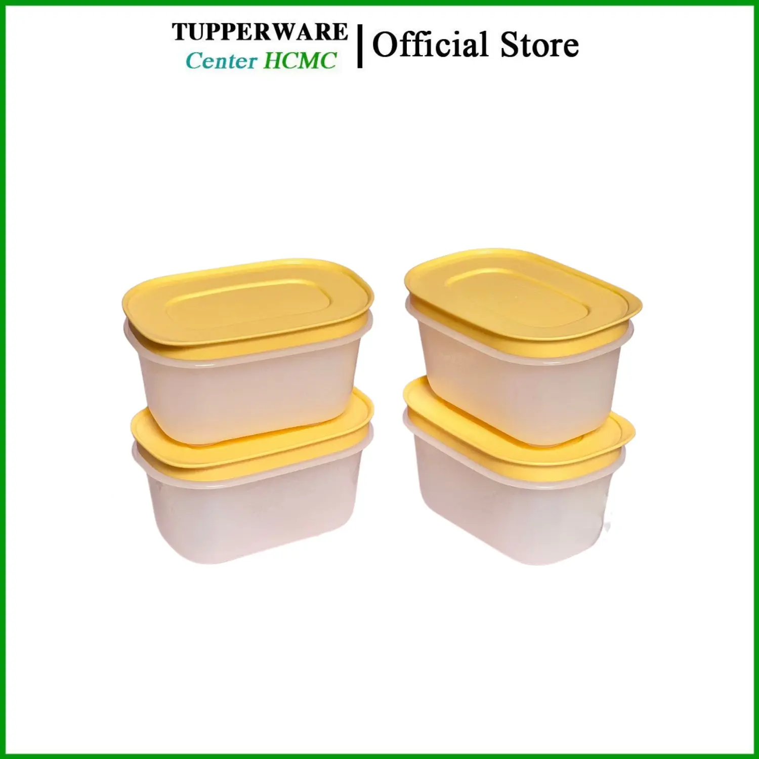 Bộ 4 hộp trữ đông Tupperware Mini Freezermate Gen II 170ml - Bảo hành trọn đời - Nhựa nguyên sinh PP số 5