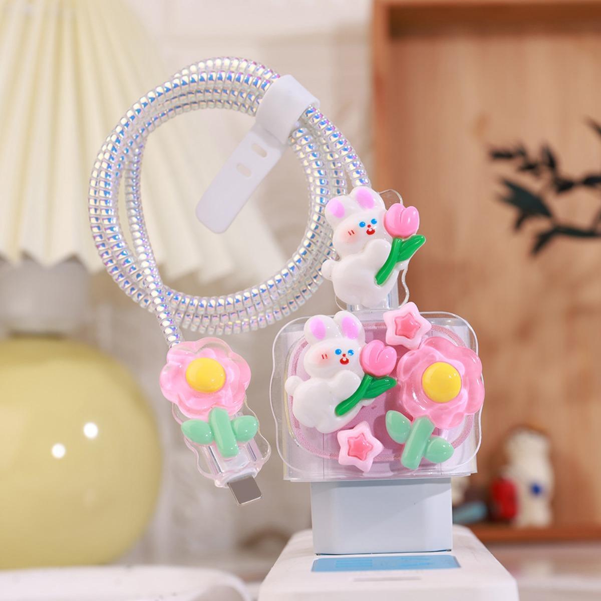 Untuk iPhone Type C Pelindung Kabel Carger Set 5in1 Pelindung Adaptor Pelindung Kepala Charger Case Carger Motif Bervariasi Untuk iPhone Type C Pelindung Kabel Carger Set 5in1 Pelindung Adaptor Pelindung Kepala Charger Case Carger Motif Bervariasi