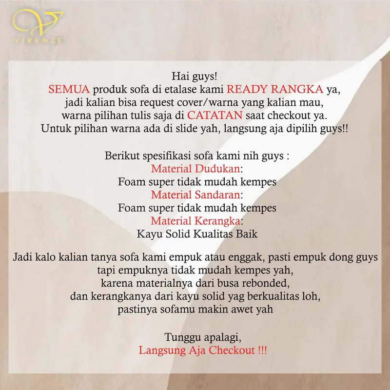 FREE ONGKIR Sofabed Victory Murah Empuk Minimalis Virenze ajteng Semarang Salatiga Solo Jatim Ngawi Jigja Yogya Magelang dan sekitarnya 5