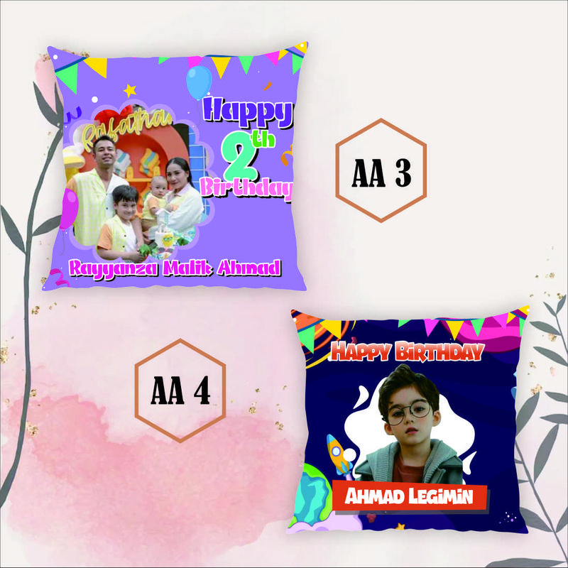Bantal Foto Custom Desain Ulang Tahun Lucu Terbaru 2