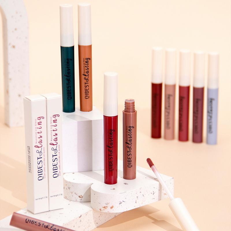 Product Introduction of Non-stick Cup Long Lasting Matte Lipstick, Velvet Matt Finish Lip Gloss, Easy Coloring Lip Stick for Girls & Women Makeup, Music Festival Makeup Supplies 14
