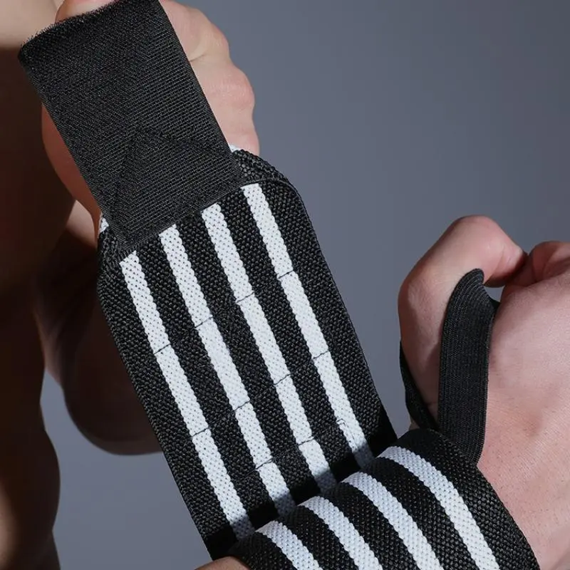 Adjustable Wrist Support Wrap, Fashion Striped Elastic Wristband for Men and Women Daily, Sports Gear Wrist Guard for Basketball Badminton 4
