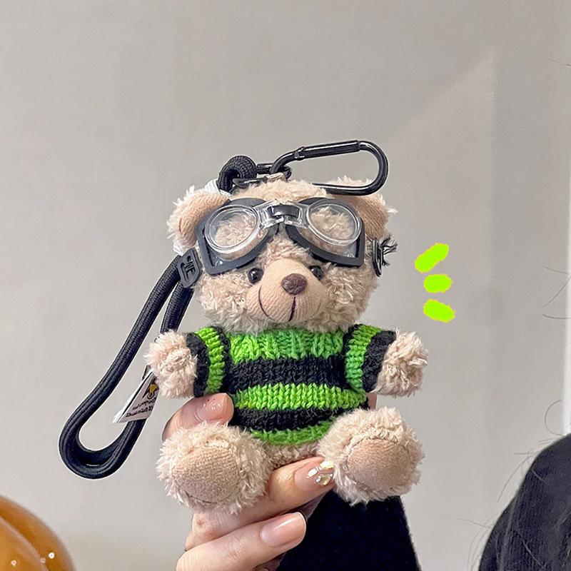 Dây Chuyền Chìa Khóa Búp Bê Gấu, Búp Bê Nhồi Bông Gấu Hồng Dễ Thương, Mặt Dây Chuyền Túi Cặp Đôi, Quyến Rũ Quà Tặng Sáng Tạo, Dây Chuyền Chìa Khóa Móc Khoá Móc Khóa Nữ Móc Chìa Khoá Cua