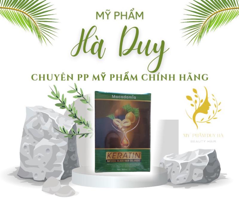 MÀU NHUỘM PHỦ BẠC MACA KARATIN 500ML CÓ 2 MÀU NÂU VÀ ĐEN 1000ML Nhuộm Tóc Đổi Màu Tóc daugo  identoc