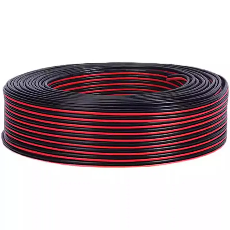 Dây loa AWG17 Dòng mở rộng sức mạnh 100m 50m 20m Dây điện áp thấp 2*1mm Áp dụng cho Đèn LED Trumpet 8