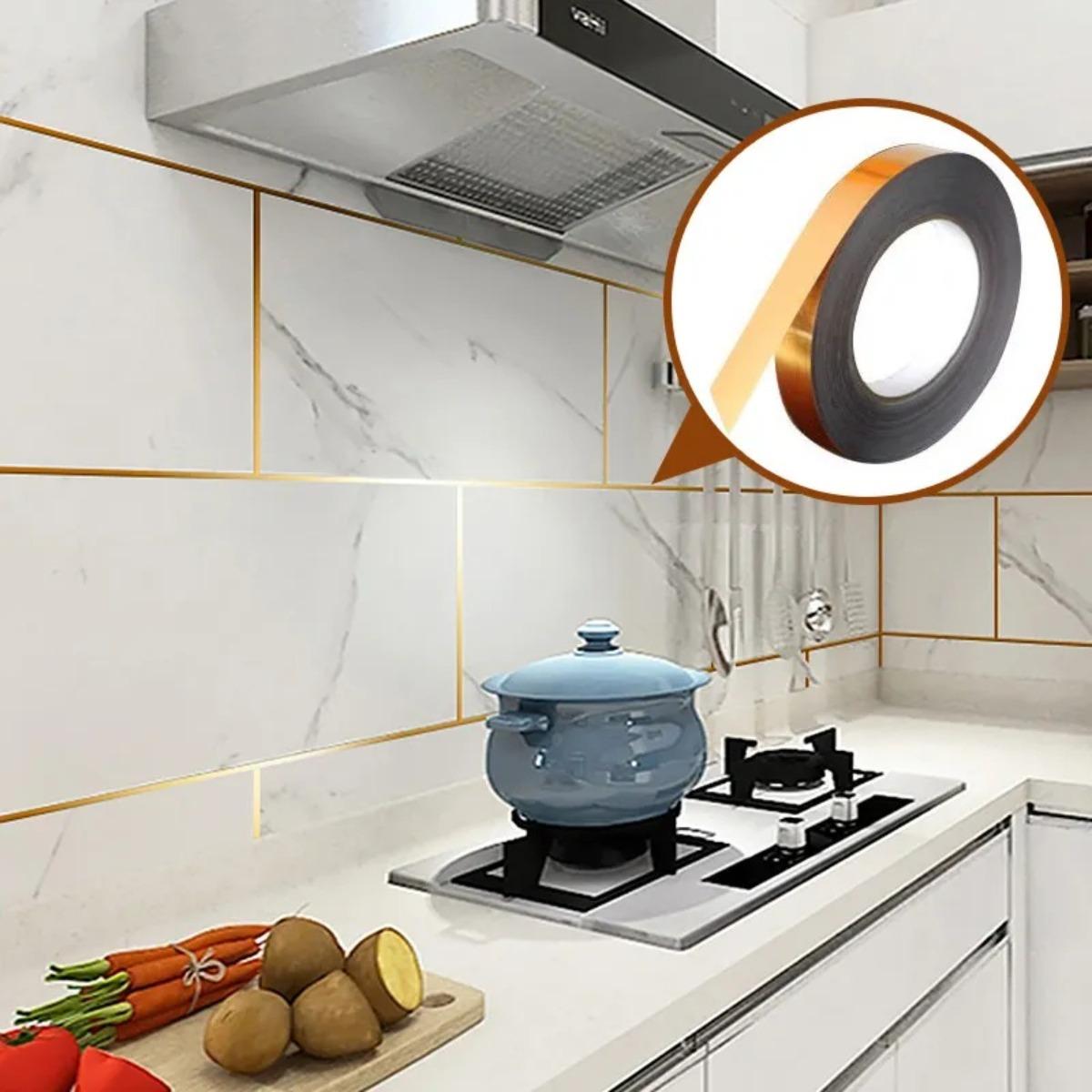 50M Gulungan Stiker Pembatas Keramik / Pembatas Nat Keramik / Gulungan Sticker Dekorasi Lantai DIY Wardrobe Decorative Strip/water Proof Wall Tile 50M Gulungan Stiker Pembatas Keramik / Pembatas Nat Keramik / Gulungan Sticker Dekorasi Lantai DIY Wardrobe Decorative Strip/water Proof Wall Tile