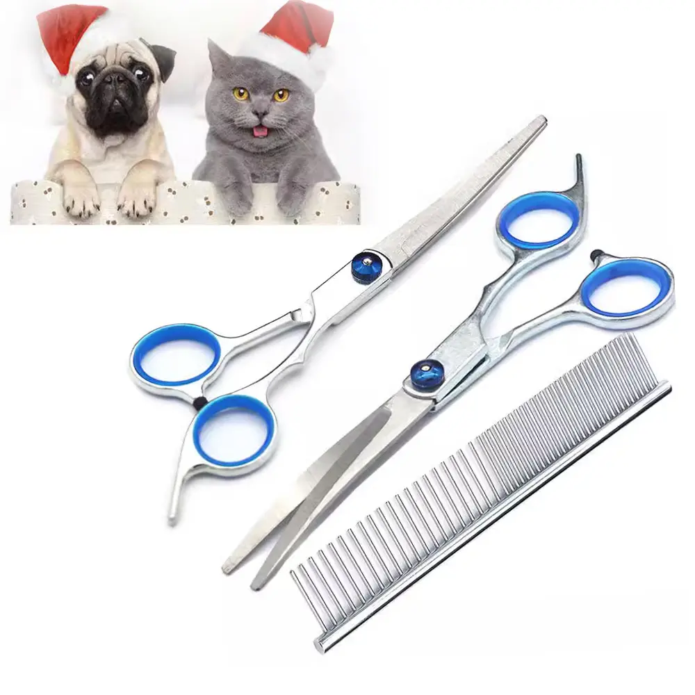 ✂️🐈【เลี้ยง 3 ชิ้น 】6 นิ้ว กรรไกรสัตว์เลี้ยง กรรไกรตัดขนสัตว์ กรรไกรตัดขนสัตว์เลี้ยงสุนัขแมว