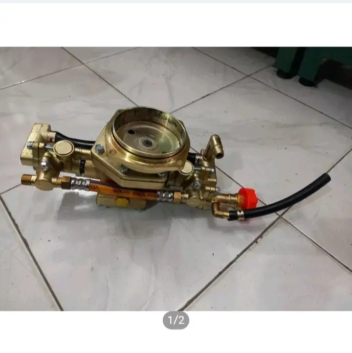 Pump portable modif mesin potong rumput jadi steam portable