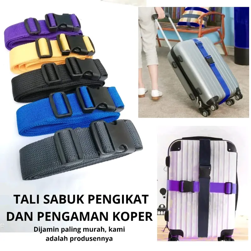 Strap Belt Sabuk Pengaman Multi Fungsi Sabuk Koper Tali Pengaman Tas 0