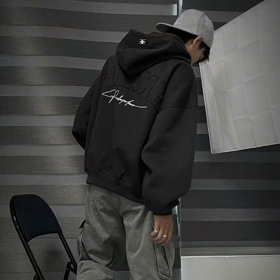 Product Introduction of Áo Khoác Hoodie POLIME NAM NỮ CỰC NGẦU, PHỐI HỌA TIẾT RÕ NÉT, FORM RỘNG CÓ NÓN TRÙM ĐẦU, PHONG CÁCH ULZZANG ĐƯỜNG PHỐ 3