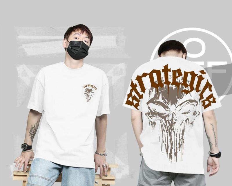 Product Introduction of Kaos Tshirt Pria Terbaru Samurai Jepang Strategis Kaos Api Warna Putih Distro Lengan Pendek Motif Sablon Bergambar Keren Cod 42