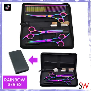 Set Gunting Rambut Professional  Salon Scissors Grooming Bulu Hewan Peliharaan