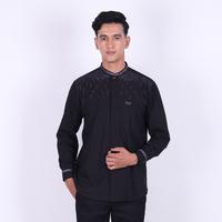 Gambar Baju Koko BHS Cosmo Duraid Hitam - L dari SarungBHS Kab. Gresik 3 Tokopedia