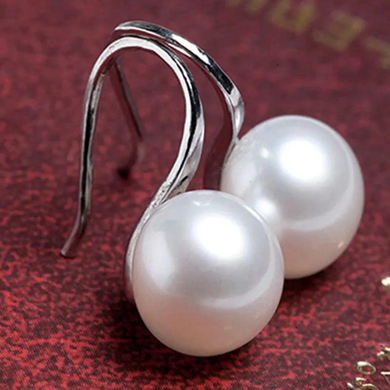 Bông Tai Móc, Thiết Kế Thanh Lịch, Dễ Phối Đồ, Nhỏ Gọn, Ngọc Trai Giả, Dành Cho Phụ Nữ, Thích Hợp Để Mua Sắm Và Hẹn Hò, Trang Sức Nữ Titan Móc Khoá 4