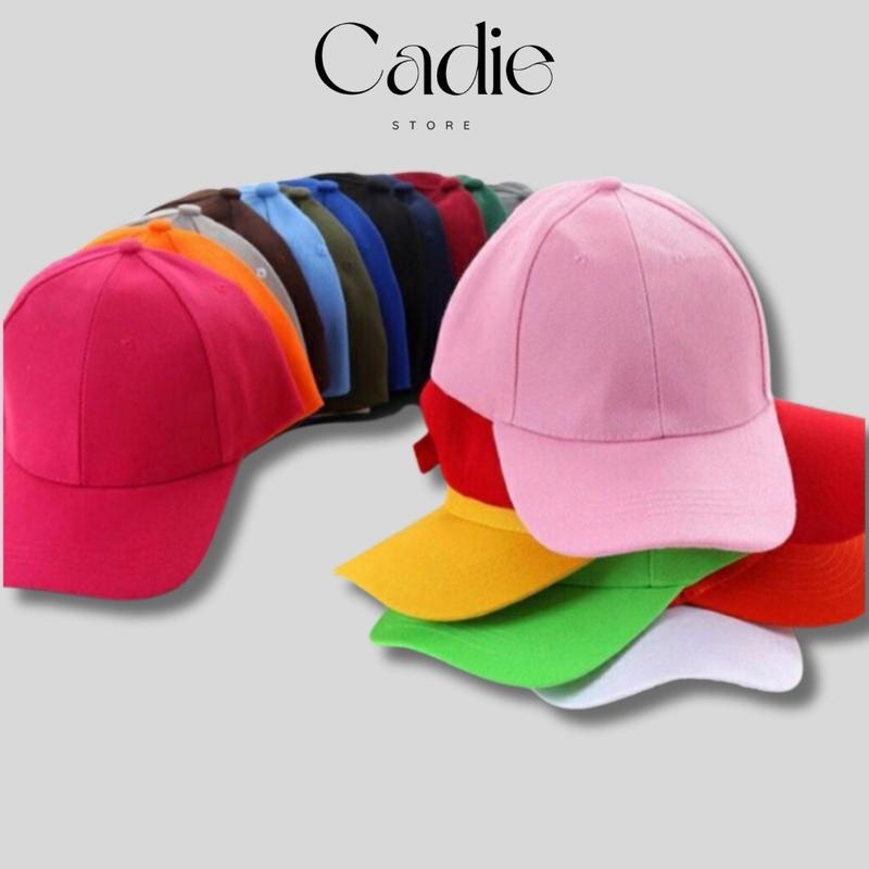 ￼(Sỉ giá xưởng) Mũ lưỡi trai, nón kết trơn, đồng phục nhiều màu phong cách Hàn Quốc Hat