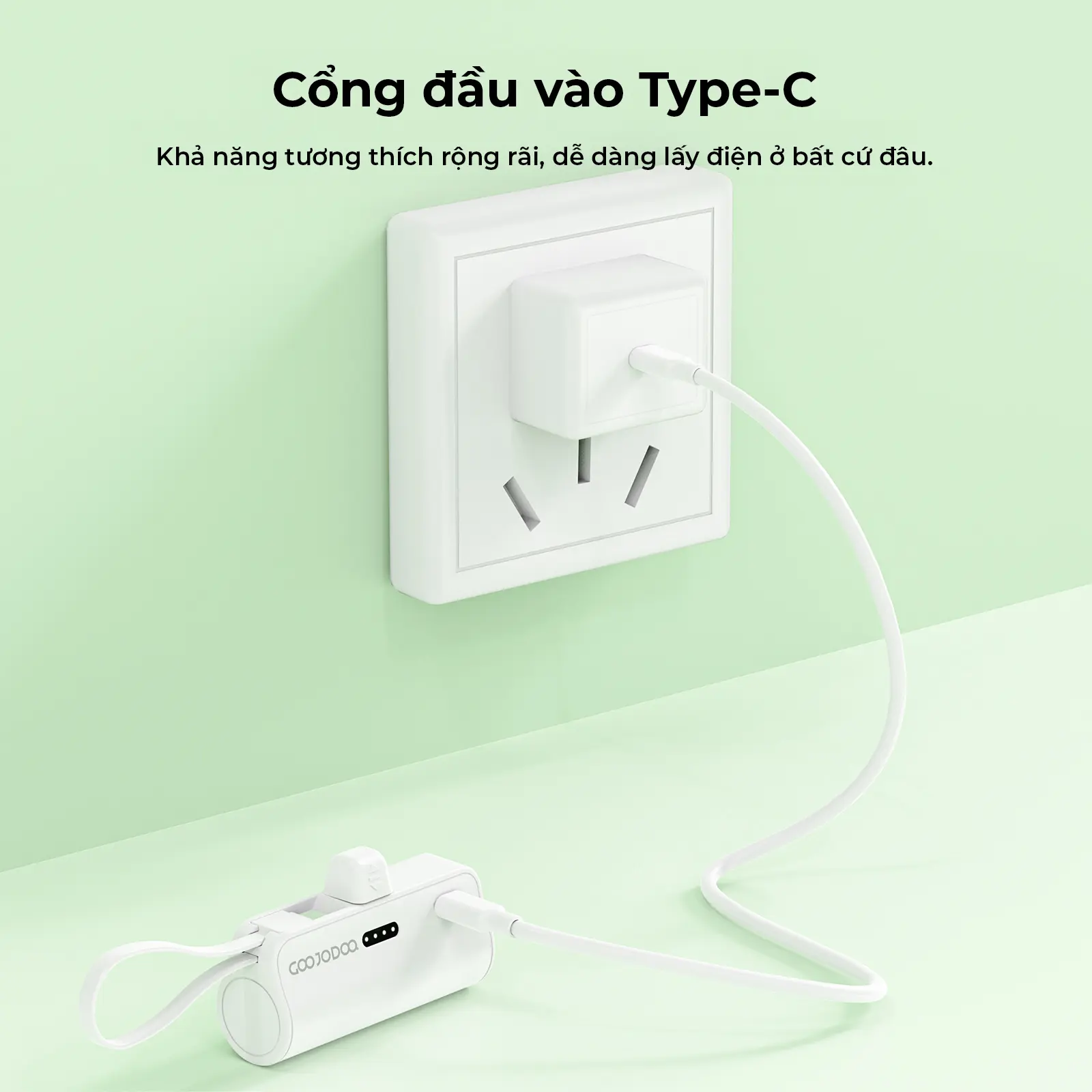 [GOOJODOQ* Quà tặng* Sạc Dự Phòng Mini Ngẫu nhiên GOOJODOQ 4000MAh. Pin Hiệu Suất Cao, Cầm Tay Và Kích Thước Bỏ Túi Dự Phòng | BigBuy360 - bigbuy360.vn