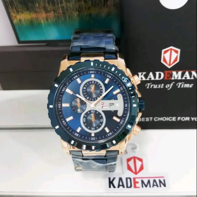 JAM TANGAN PRIA KADEMAN 6141C ORIGINAL GARANSI 1TH Watches 2