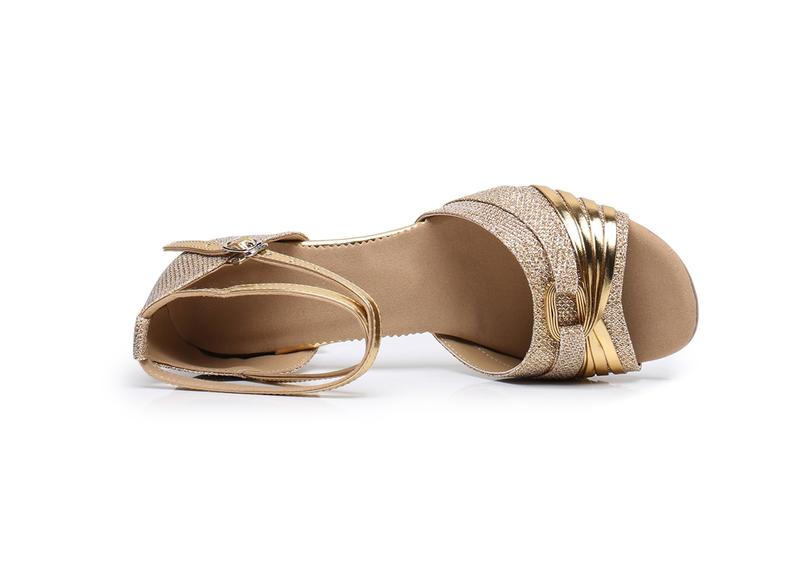Product Introduction of YAN Sepatu Dance Wanita Sepatu Hak 5cm Sepatu Dansa Latin/ Line Dance 37