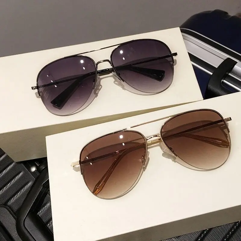 UV400 polarized men driving special large frame shading tawny sunglasses for women