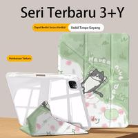 Gambar Tablet Case For iPad Air1/2 Gen 5/6-9.7",Air3/Pro-10.5",Air4/Air5  10.9",Air6/Air7 11" ,M2/M3 10th/iPad 11th 2025 ,2020/21/22-Pro 11", Pro11" M4 2024, 20/21/22 Pro12.9" ,2024-Pro13",Cartoon Green Grass Cute Little Dog Pattern Cover - HD465, Air1/2 Gen 5/6-9.7" dari LGEE CASE Kota Tangerang 3 Tokopedia