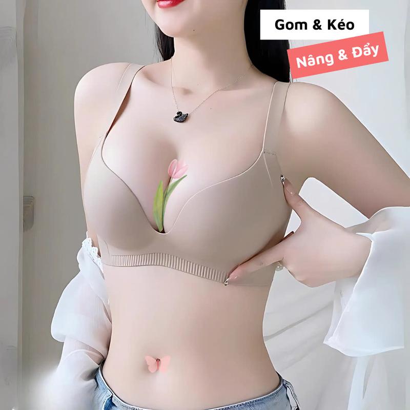 Áo ngực su đúc không gọng gom nâng, định hình và chống xệ ngực dành cho người vòng 1 lớn 761 Nữ Voi