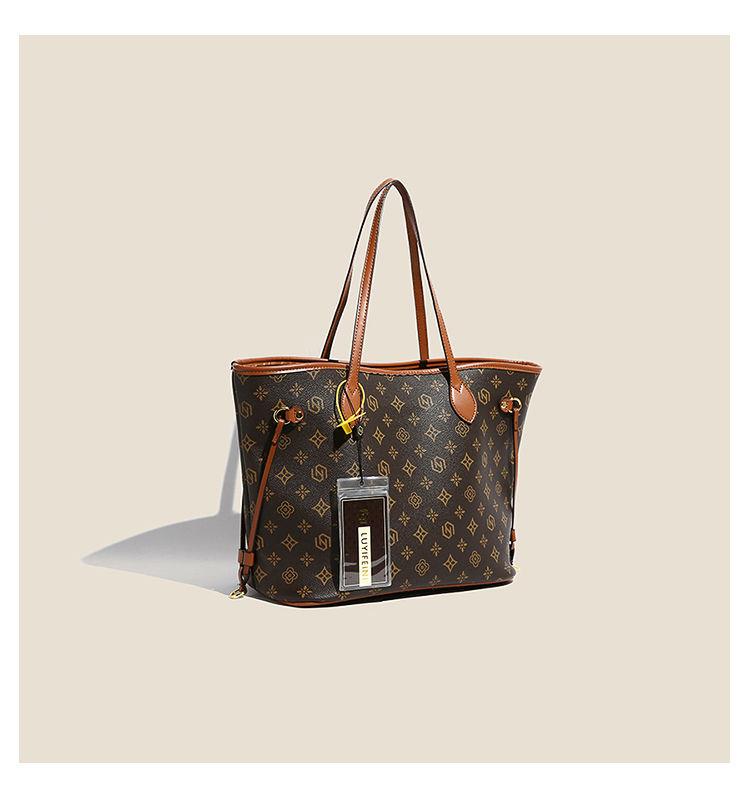 Product Introduction of Túi Tote Cầm Tay Hong Kong, Giá Cả Phải Chăng, Sang Trọng, Cao Cấp, Phong Cách Cổ Điển Da Thật, Thời Trang, Dễ Phối Đồ Thích Hợp Đi Lại, Dung Lượng Lớn, Không Thấm Nước, Túi Đeo Vai Nữ 21