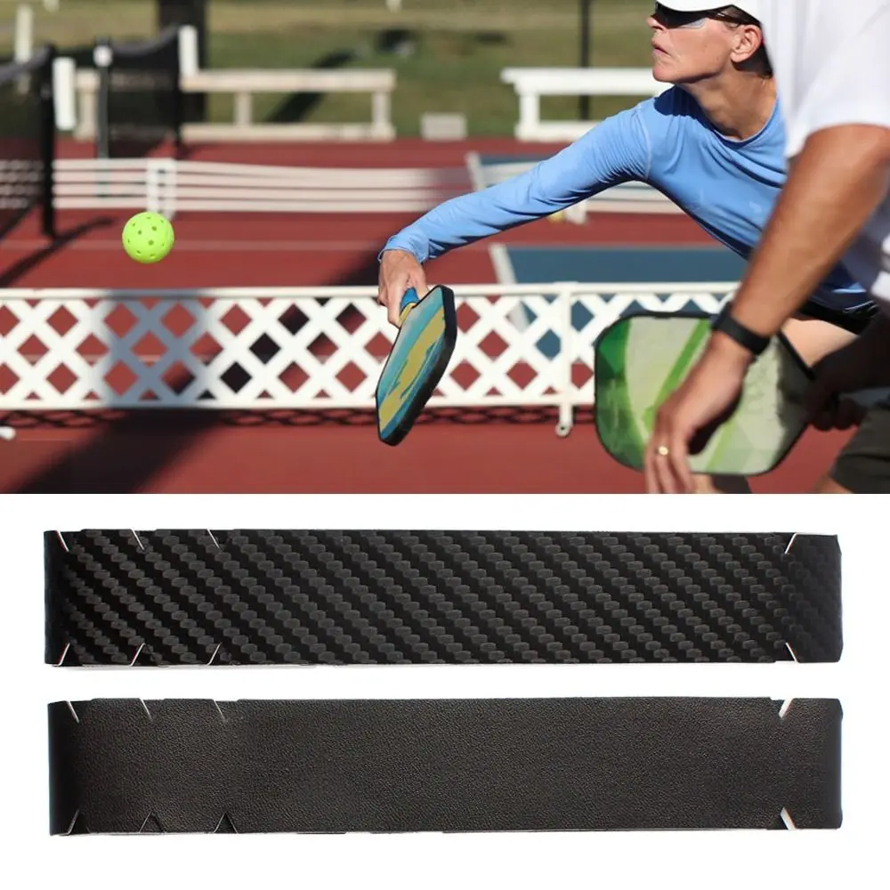 Miếng Dán Cạnh Vợt Pickleball, Dụng Cụ Màu Đen, Băng Dính Bảo Vệ Khung PU Tự Làm, Phòng Chống Trầy Xước, Chống Va Chạm, Miếng Dán Vợt Pickleball