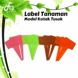 Label Tanaman Plant Label Tag, Model T tusuk 5 x 10 cm Tebal