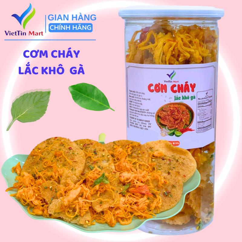 300g Cơm Cháy Lắc Khô Gà Lon  Pet. 