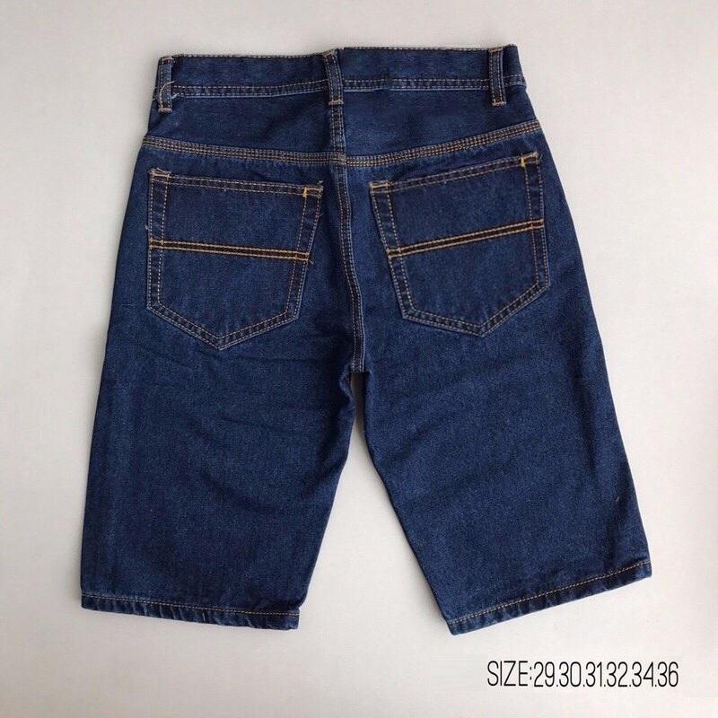 [Jean002] Quần short Jean Nam 03 màu cơ bản, quần đùi nam vải jean cotton mềm mịn form chuẩn đẹp KHÔNG COMBO,TẶNG KÈM.