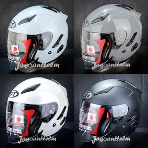 KYT HELM GALAXY SLIDE FLAT R | SOLID FLAT VISOR - Helmet Motorcycle