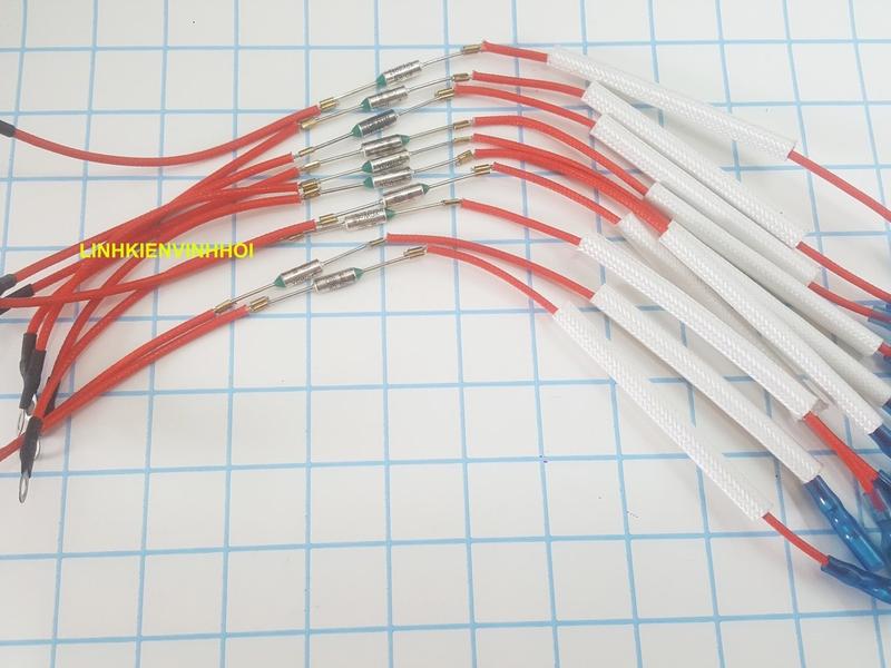 cầu chì nhiệt nồi áp suất, nồi cơm điện thông dụng 250V 10A 185 độ 4