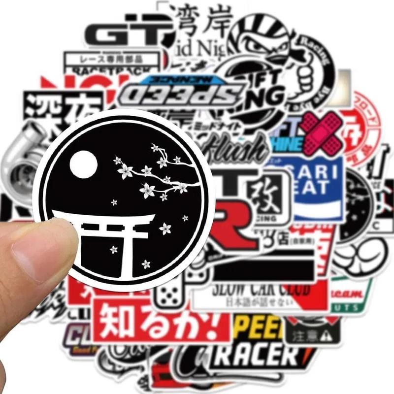 Funny Japan JDM Car Sticker, Waterproof Car Decal, Decorative Sticker for Car, Motorcycle, Luggage, Skateboard, Laptop, Phone 3