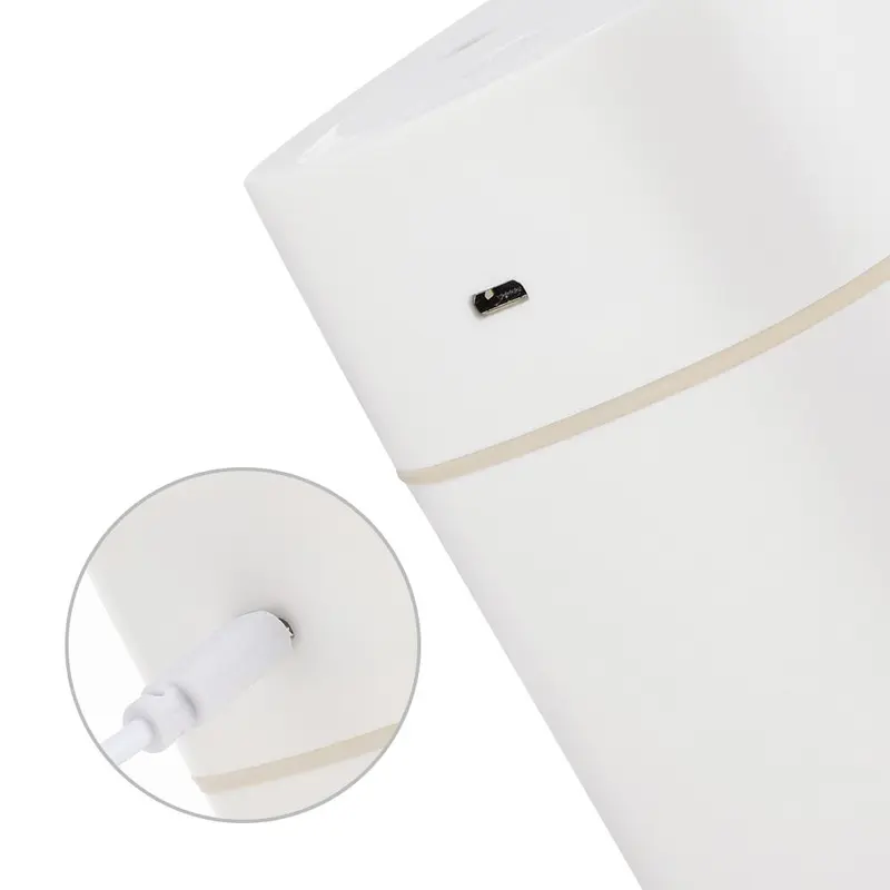 600ML Double Nozzle Aroma Humidifier, USB Powered Air Humidifier with Colorful Atmosphere Light, Portable Air Humidifier for Home Office Car 6