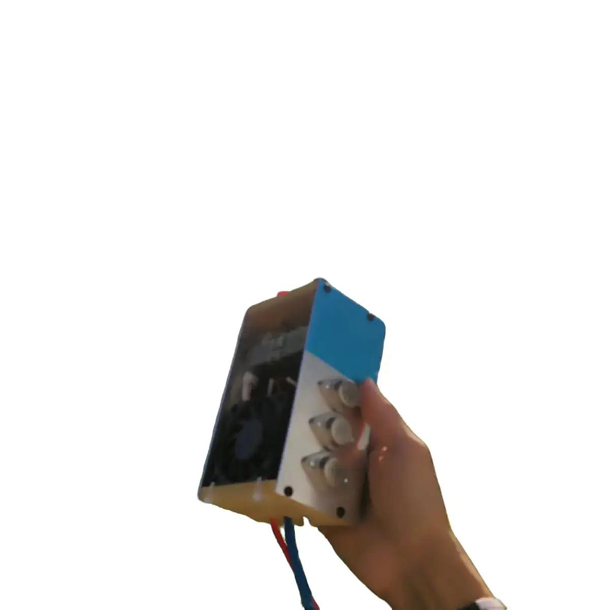 Máy biến điện 6 sò 6 đê hộp nhôm nhỏ gọn