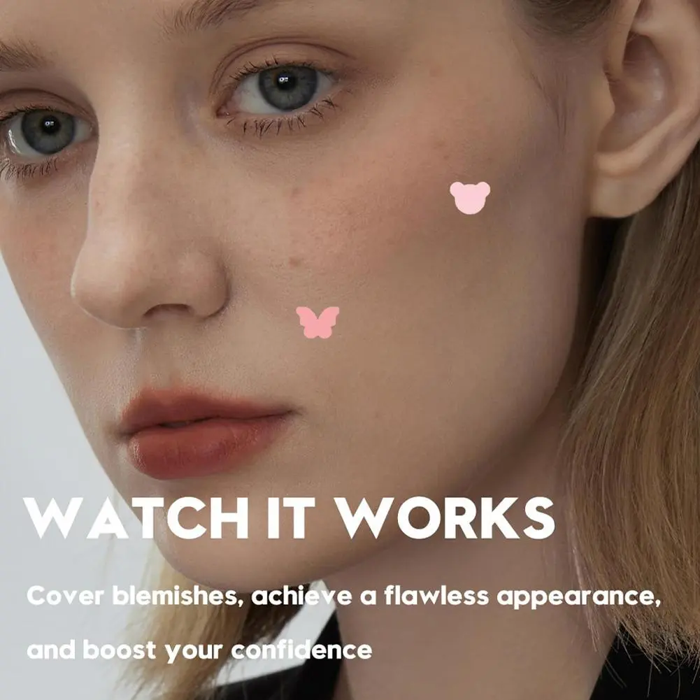 Color Acne Patch PE Special-shaped Star Macaron Color Acne Cover Face Water Drop Smiley Face Flower Butterfly Heart Shape